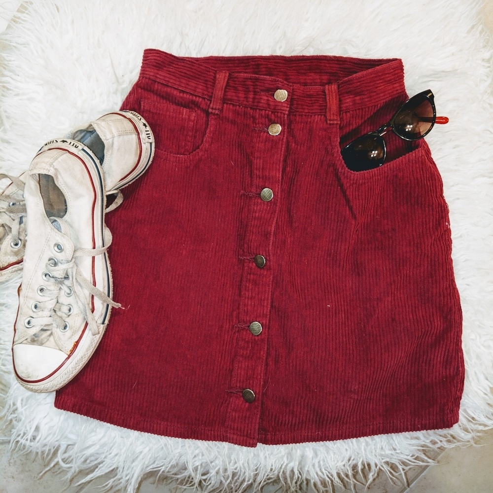 Vintage corduroy skirt